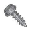 1/4-14 x 1/2 Slotted Indented Hex Washer Self Tapping Screw Type AB Fully Threaded Black Oxi-Bolt Demon