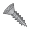 2-32 x 1/4 Phillips Flat Self Tapping Screw Type AB Fully Threaded Black Oxide-Bolt Demon