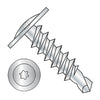 1/4-14 x 3/4 6 Lobe Modified Truss head Self Drilling Screw Full Thread Zinc-Bolt Demon