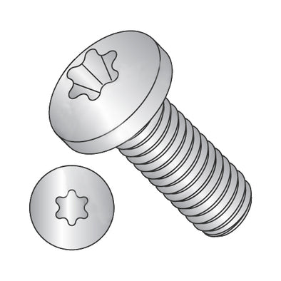 6-32 x 1 6-Lobe Pan Machine Screw Fully Threaded 18-8 Stainless Steel-Bolt Demon