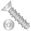 4-24 x 3/8 6-Lobe Flat High Low Screw Fully Threaded 18-8 Stainless Steel-Bolt Demon
