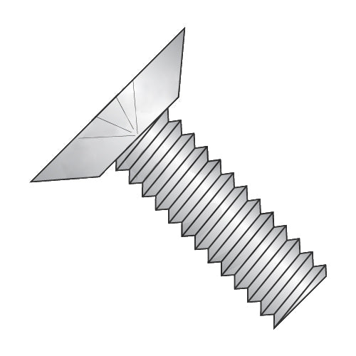 6-32 x 3/16 Phillips Flat Undercut 100º Machine Screw Full Thread 18-8 Stainless Steel-Bolt Demon