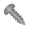 4-24 x 3/16 Phil Pan Self Tapping Screw Type AB Full Thread 18-8 Stainless Steel Black Ox-Bolt Demon