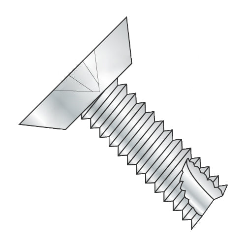6-20 x 3/8 Phillips Flat Undercut Thread Cutting Screw Type 25 Fully Threaded Zinc-Bolt Demon