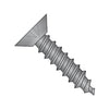 4-24 x 3/16 Phillips Flat Undercut Self Tapping Screw Type AB Fully Threaded Black Oxide-Bolt Demon