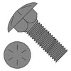 1/4-20 x 3/4 Carriage Bolt Grade 8 Fully Threaded Plain-Bolt Demon