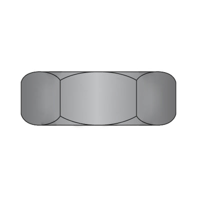 1/2-20 Hex Jam Nut Black Zinc-Bolt Demon
