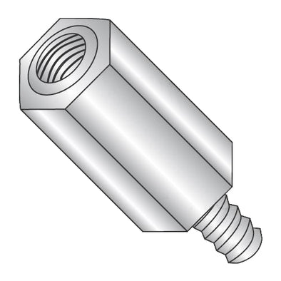 8-32X1 1/4 Five Sixteenths Hex Male Female Standoff Stainless Steel-Bolt Demon