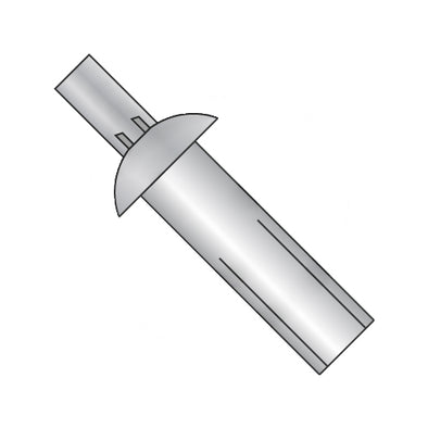 5/32 x 1/4 Universal ALuminum Drive Rivet with Stainless Steel Pin-Bolt Demon