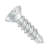 10-16 x 4 1/2 Phillips Flat Self Drilling Screw Full Thread Zinc & Bake-Bolt Demon