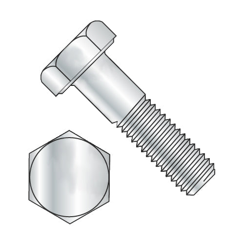 1 1/8-7 x 5 Hex Cap Screw Grade 2 Zinc-Bolt Demon