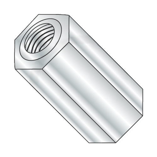 4-40X1/4 One Quarter Hex Female Standoff Brass Nickel-Bolt Demon