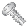 8-18 x 1/4 Phillips Pan Thread Cutting Screw Type 25 Fully Threaded 18-8 Stainless Steel-Bolt Demon