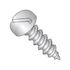 4-24 x 1/4 Slot Pan Self Tapping Screw Type AB Fully Threaded 18-8 Stainless-Bolt Demon