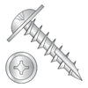 8-11 x 7/8 Phil Square #10 Round Washer Deep Thread Wood Screw Type17 Full Thread Zinc-Bolt Demon