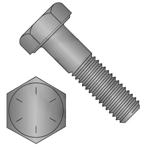 1 1/2-6 x 11 Hex Cap Screw Grade 8 Plain-Bolt Demon