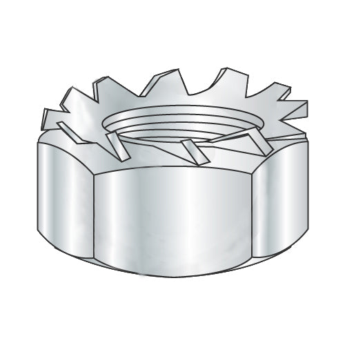 M4-0.7 Metric Class 8 K Lock Nut Zinc-Bolt Demon