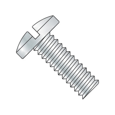 8-32 x 7/16 Slotted Binding Undercut Machine Screw Fully Threaded Zinc-Bolt Demon