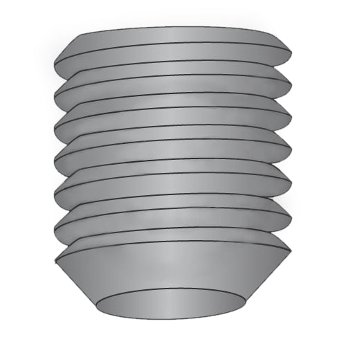 6-32 x 1/2 Coarse Thread Socket Set Screw Cup Plain-Bolt Demon