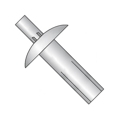 3/16 x 3/16 Brazier Aluminum Drive Rivet-Bolt Demon