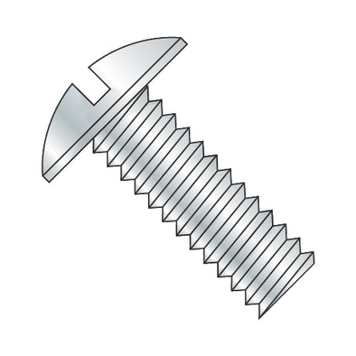 6-32 x 1 Slotted Truss Machine Screw Fully Threaded Zinc-Bolt Demon