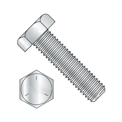 1/2-13 x 2 1/2 Hex Tap Bolt Grade 5 Fully Threaded Zinc-Bolt Demon
