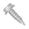 10-16 x 1 Slot Ind HWH 1/4" Across Flats F/T Self Piercing Scr 18-8 Stainless Steel-Bolt Demon