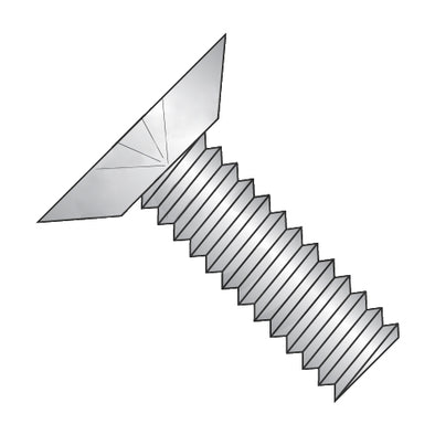 4-40 x 1/8 Phillips Flat Undercut 100º Machine Screw Full Thread 18-8 Stainless Steel-Bolt Demon