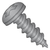 6-18 x 3/4 Phillips Pan Self Tap Screw Type A Full Thread 18-8 Stainless Steel Black Ox-Bolt Demon