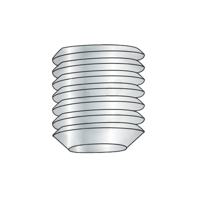 5/16-24 x 5/8 Fine Thread Socket Set Screw Flat Point Imported ISO4026, DIN 913-Bolt Demon