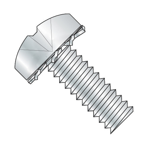 M5-0.8 x 10 ISO 7045 Metric Phillips Pan External Washer Sems M/S Fully Threaded Zinc-Bolt Demon