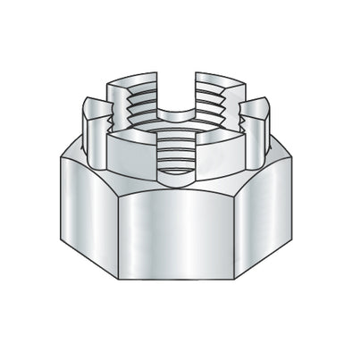 5/16-18 Castle Nut Zinc-Bolt Demon