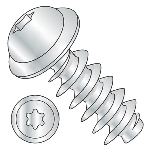 M5-2.24 x 10 Metric 6-Lobe Round Washer PT Alternative Fully Threaded Zinc & Bake-Bolt Demon