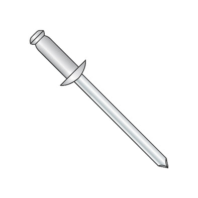 3/16 x .12-.18 Stainless Steel Rivet with Steel Mandrel-Bolt Demon