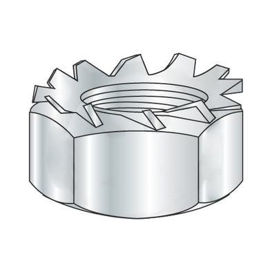 6-32 x 1/4 K Lock Nuts Small Pattern Zinc and Bake-Bolt Demon