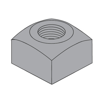 1/2-13 Heavy Square Nut Plain-Bolt Demon
