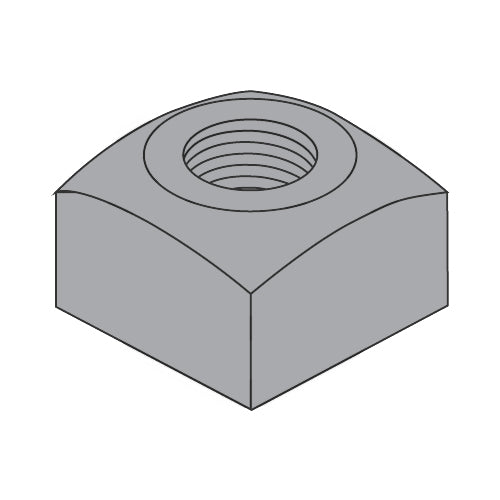 1/2-13 Heavy Square Nut Plain-Bolt Demon