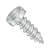 6-18 x 3/4 Indented Hex Slotted Self Tapping Screw Type A Fully Threaded Zinc-Bolt Demon