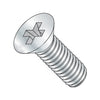 0-80 x 1/8 Phillips Flat Machine Screw Fully Threaded Zinc-Bolt Demon