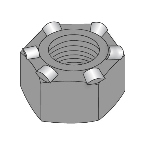 5/16-18 Hex Weld Nut With 6 Projections High Pilot Height-Bolt Demon