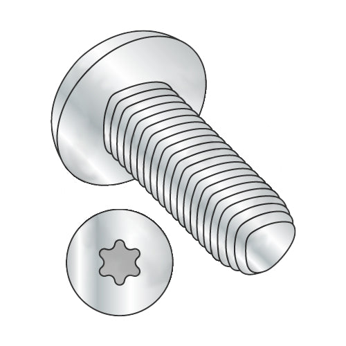 M4-0.7 x 30 DIN 7500C E Pan 6-Lobe Recess Thread Rolling Screw Full Thread Zinc & Wax-Bolt Demon