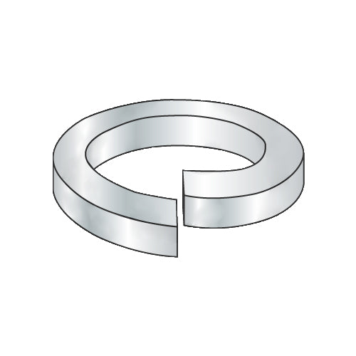 #10 Regular (medium) Split Lock Washer Zinc and Bake-Bolt Demon