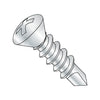 6-20 x 3/8 Phillips Oval Self Drilling Screw Full Thread Zinc-Bolt Demon