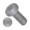 2-56 x 3/8 6-Lobe Pan Machine Screw Fully Threaded Black Oxide-Bolt Demon