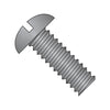 6-32 x 1 Slotted Round Machine Screw Fully Threaded Black Oxide-Bolt Demon