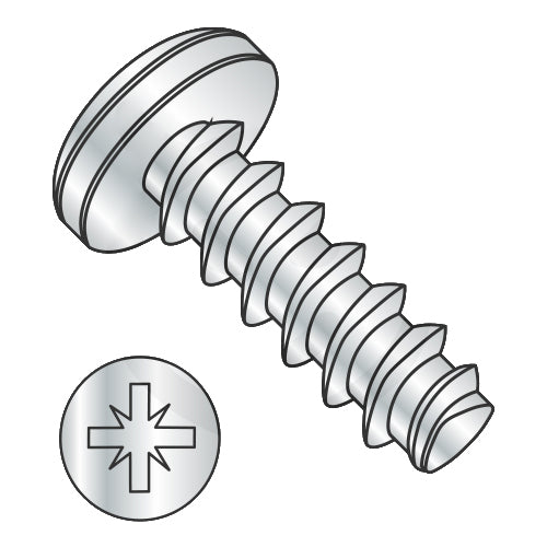 M2.2-1.0 x 5 Metric Pozi Pan Plastite/Fix Alternative 45 Degree Full Thread Zinc and Bake-Bolt Demon