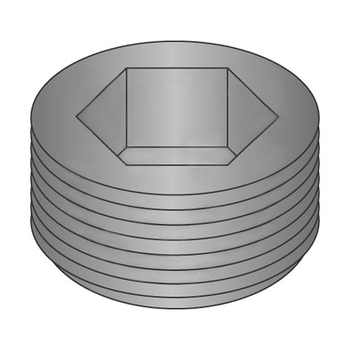 1/2 Dry Seal Socket Pipe Plug Plain-Bolt Demon