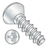 8-16 x 3/8 Phillips Oval Undercut Plastite Alternative 48-2 Full Threaded Zinc And Wax-Bolt Demon