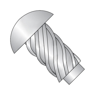 0 x 1/8 Round Head Type U Drive Screw 316 Stainless Steel-Bolt Demon