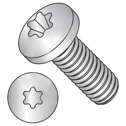 M4-0.7 x 10 ISO14583 Metric 6-Lobe Pan Machine Screw Full Thread A2 Stainless Steel-Bolt Demon